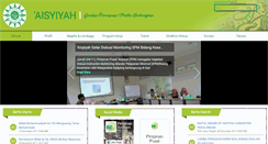 Desktop Screenshot of aisyiyah.or.id